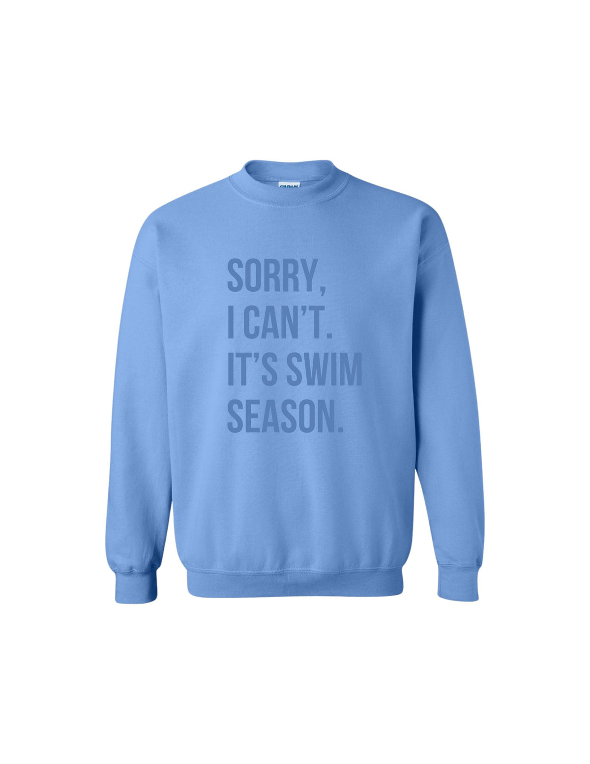 Sorry I can't. It's swim season sweatshirt