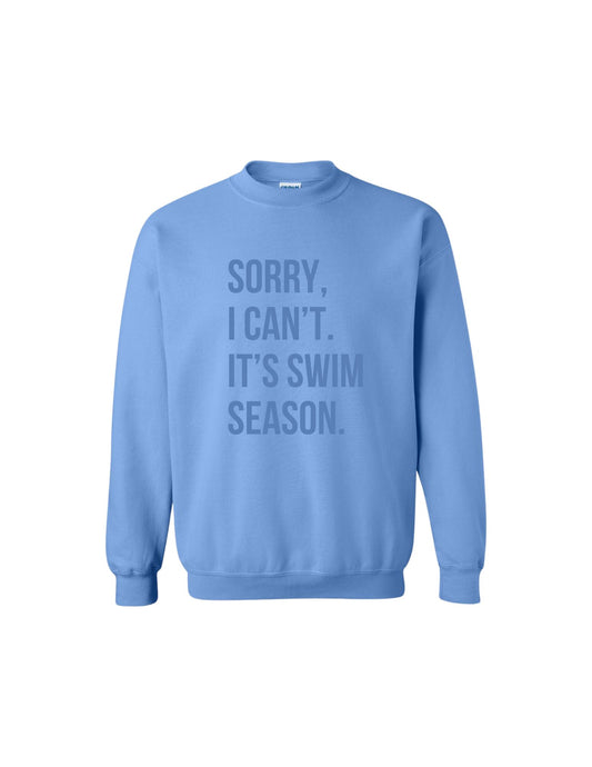 Sorry I can't. It's swim season sweatshirt